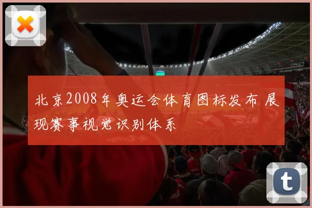 北京2008年奥运会体育图标发布 展现赛事视觉识别体系