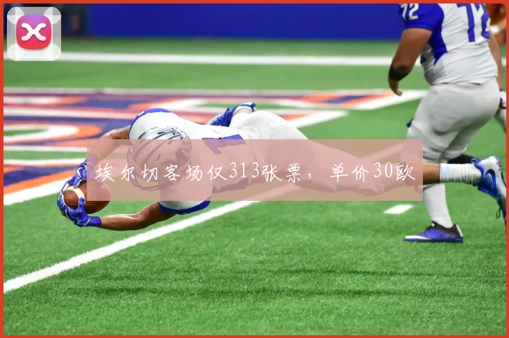 埃尔切客场仅313张票，单价30欧